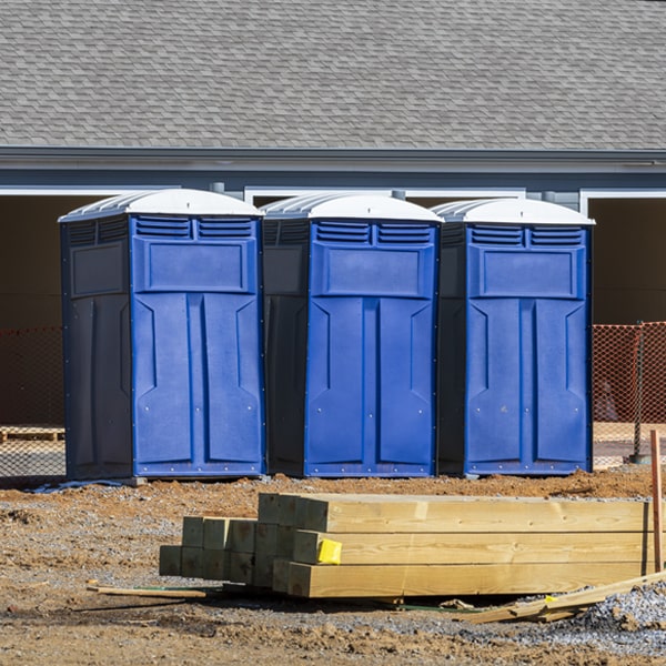 are there any restrictions on what items can be disposed of in the porta potties in Shalimar